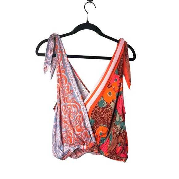 Free People Tops - Free People Women's Tied to You Top Rare Color Combo Viscose Top sz. S